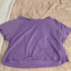 All in Motion Lavender Short Sleeve Workout Tee